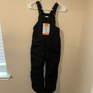 Cat & Jack Black Kids Snow Bib